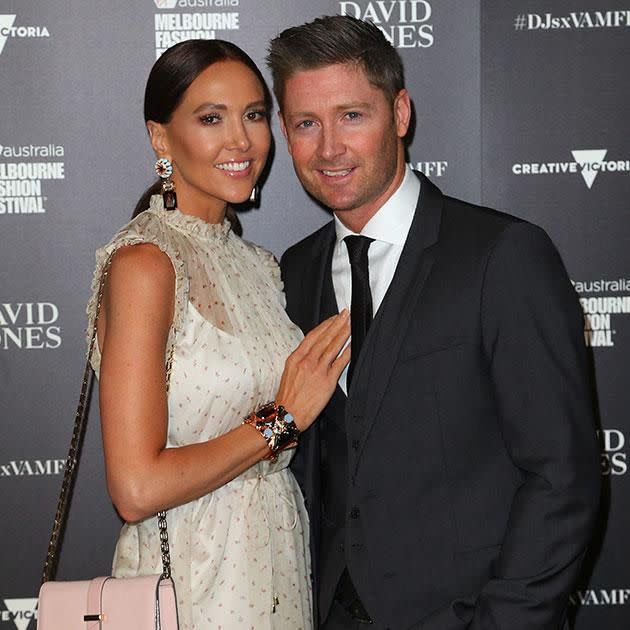 Kyly and Michael Clarke. Source: Getty