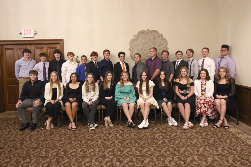 These members of Marlington High School's Class of 2023 received scholarships during the May Marlington Alumni Association annual banquet.