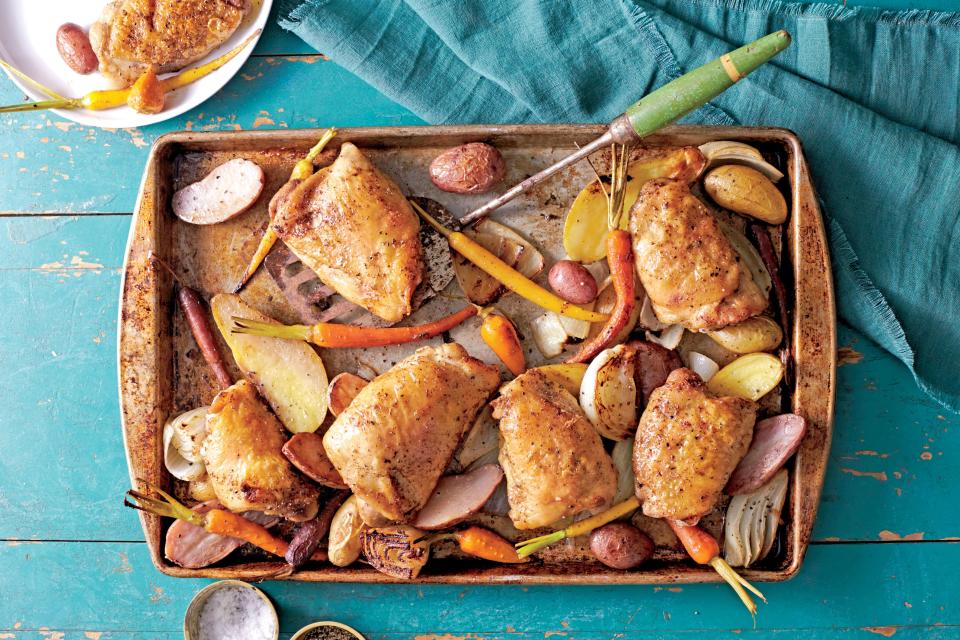 Chicken with Potatoes and Carrots