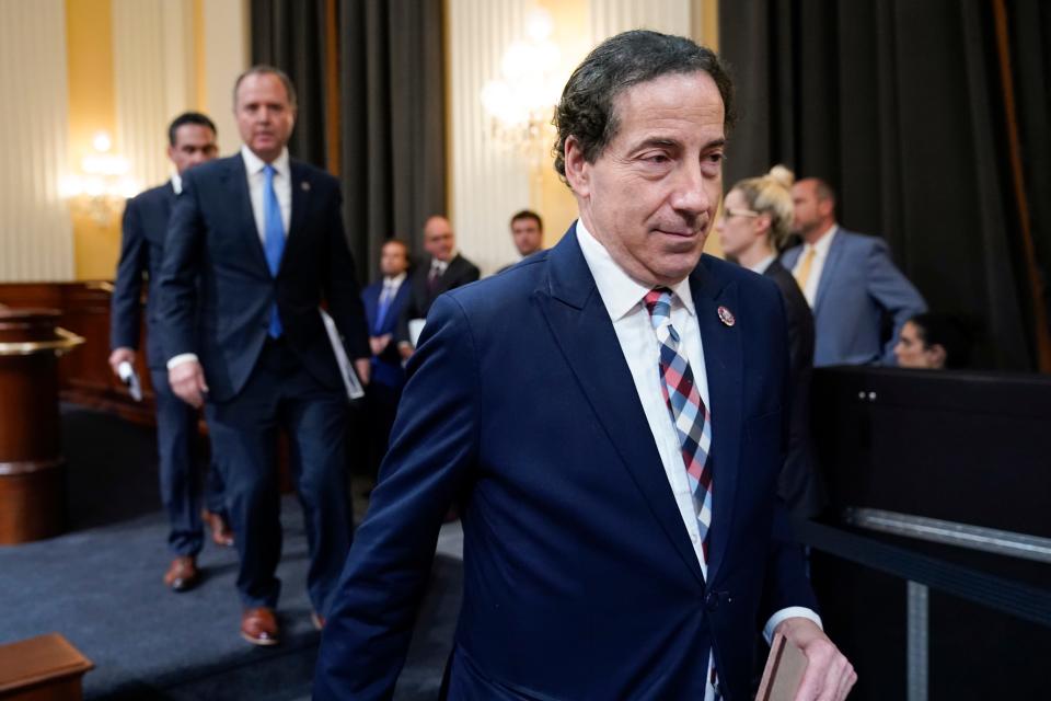 Before the recess, Rep. Jamie Raskin, D-Md., a member of the House Jan. 6 committee, said, "We have more work to do in August."