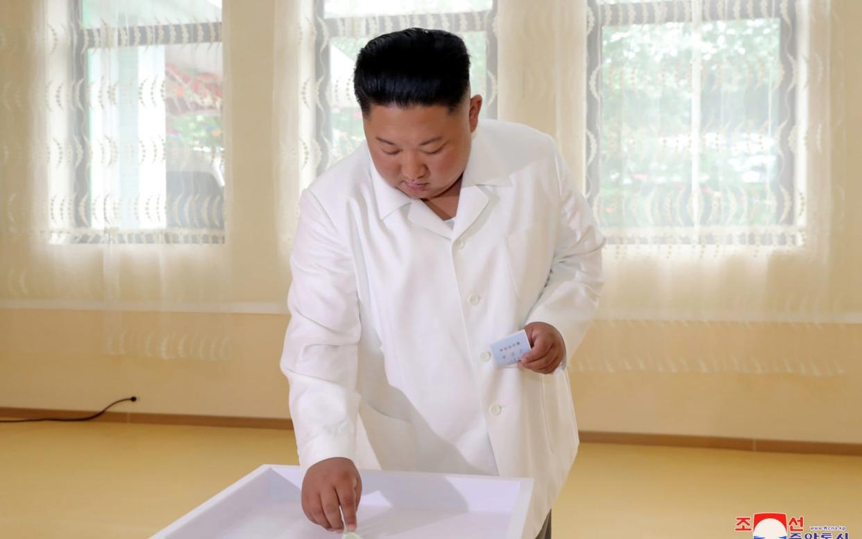 North Korean leader Kim Jong Un voted in nationwide local elections - REUTERS