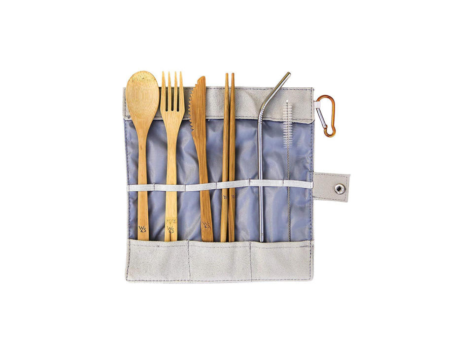 Make your eating habits more eco-friendly too with a portable cutlery setWild and Stone