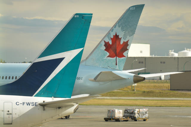 WestJet tops Air Canada in on time performance report