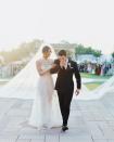 <p>Priyanka Chopra married Nick Jonas in a stunning, custom Ralph Lauren wedding dress for the couple's Christian ceremony—paired with a 75-foot long veil. The pair wed at the Taj Umaid Bhawan Palace in Jodhpur, India in December 2018—but that was only one of multiple events to celebrate their union. Chopra donned gowns by Sabyasachi, Dior, and more for the couple's various other celebrations—but this high-collar, embroidered gown was unforgettable.</p>