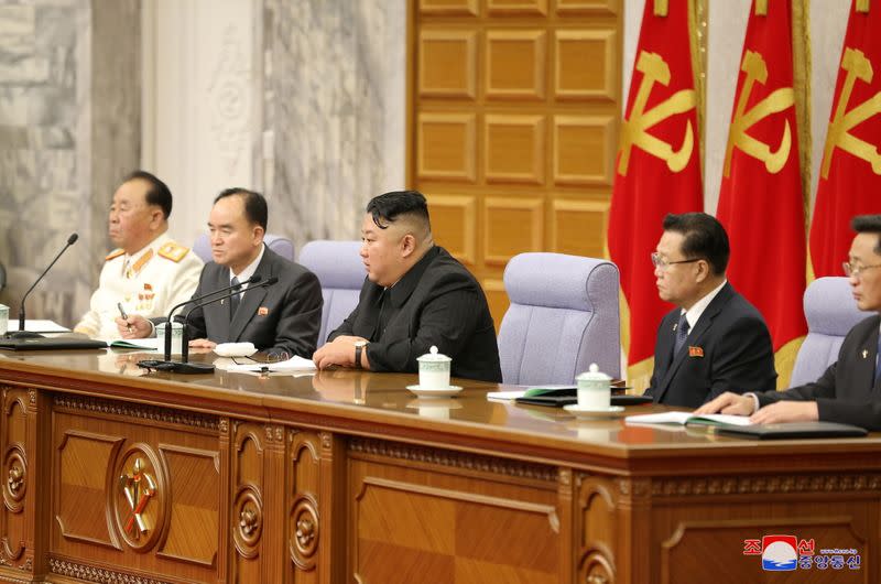 Plenary meeting of the Workers' Party central committee in Pyongyang