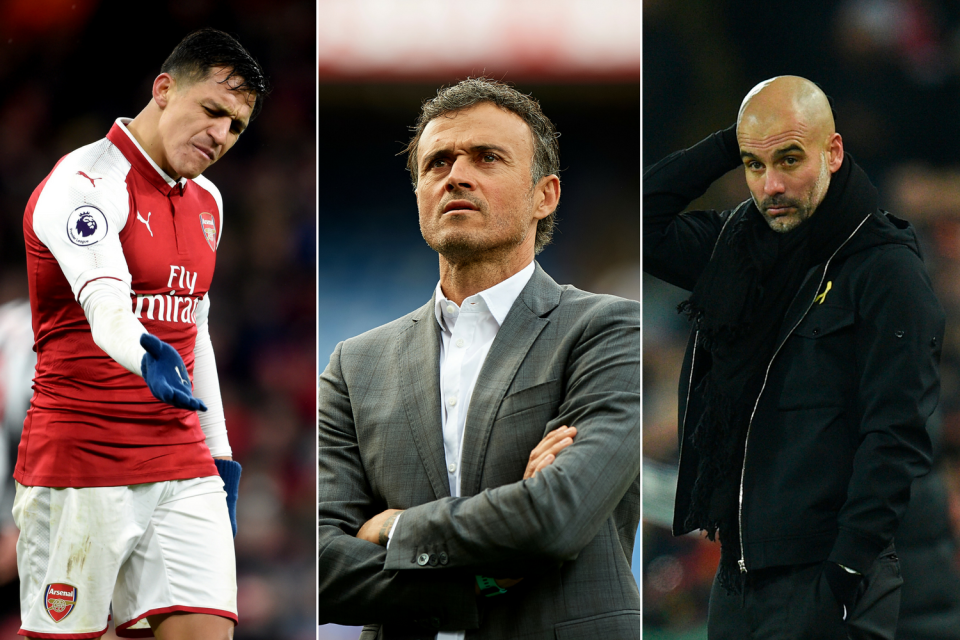 Transfer targets: Alexis Sanchez, Pep Guardiola and Luis Enrique