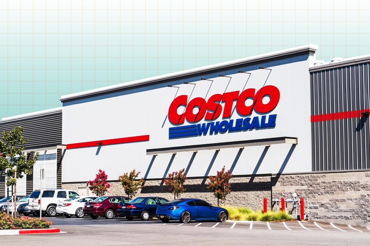 Costco Store front with a design treatment