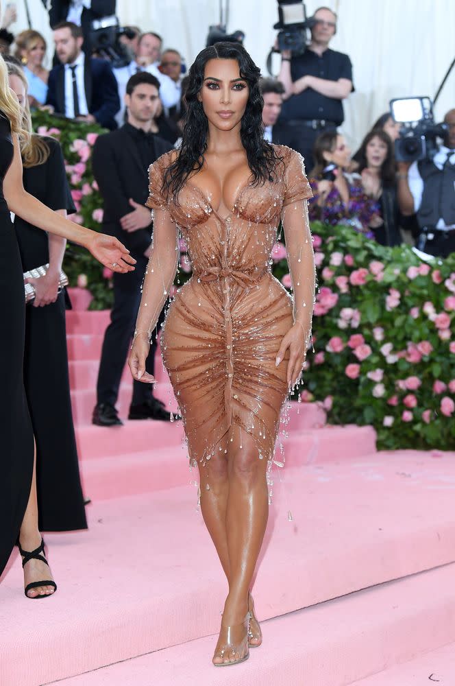 Kim Kardashian's Tiny Waist at the Met Gala Sparked Major Backlash