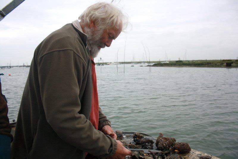 Richard的家族在Mersea Island有250年的養蠔歷史。（Daney提供）