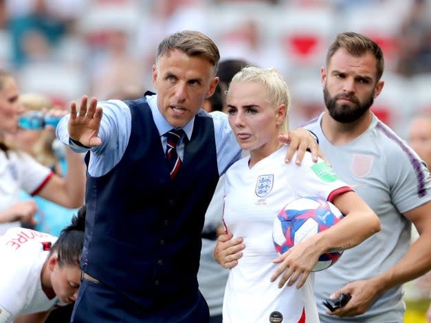 England head coach Phil Neville (PA)