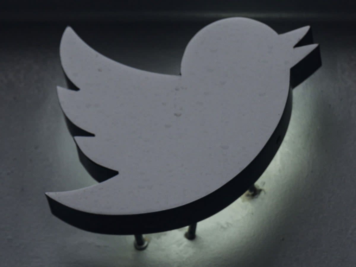 The Twitter logo at their offices in New York City on 12 January, 2023 (Getty Images)