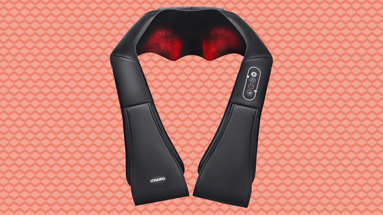 Save 53 percent on this Naipo Shiatsu Back and Neck Massager. (Photo: Amazon)