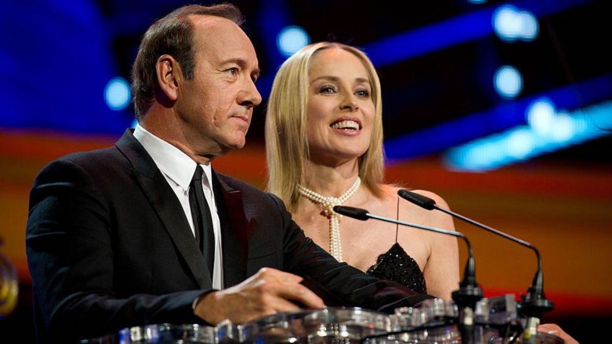 Kevin Spacey y Sharon Stone