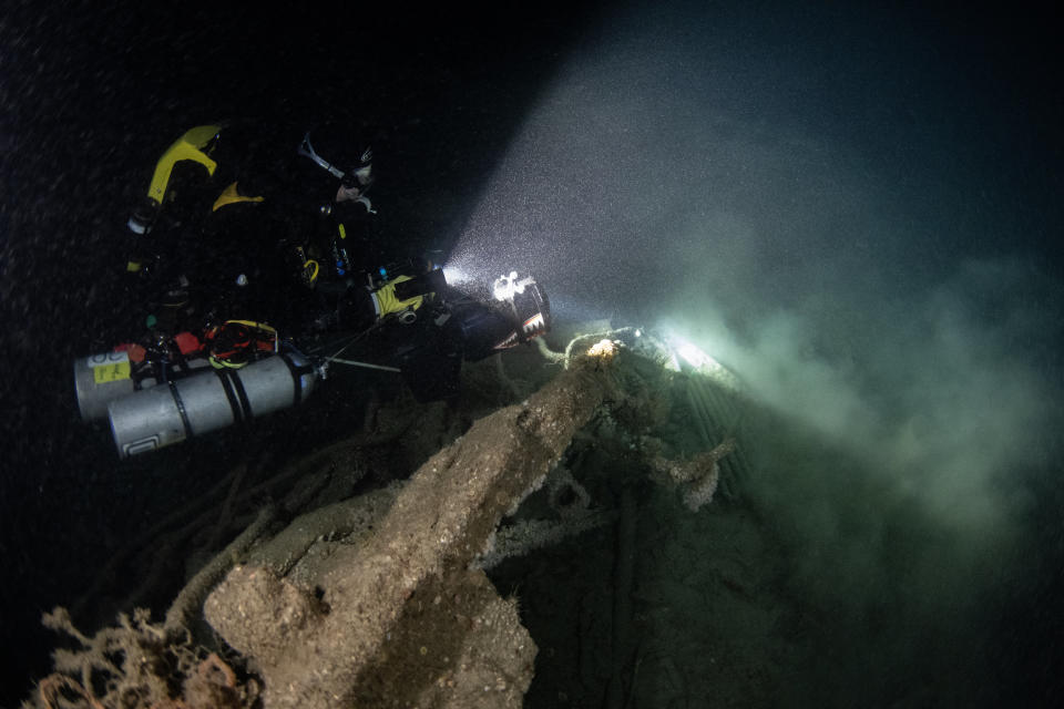 The vessel was found on 11 August, 40 miles off the coast of the Isles of Scilly. (SWNS)