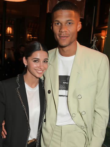 <p>David M. Benett/Dave Benett/Getty</p> Naomi Scott and her husband Jordan Spence attend the European Gala afterparty for "Aladdin" on May 9, 2019 in London, England