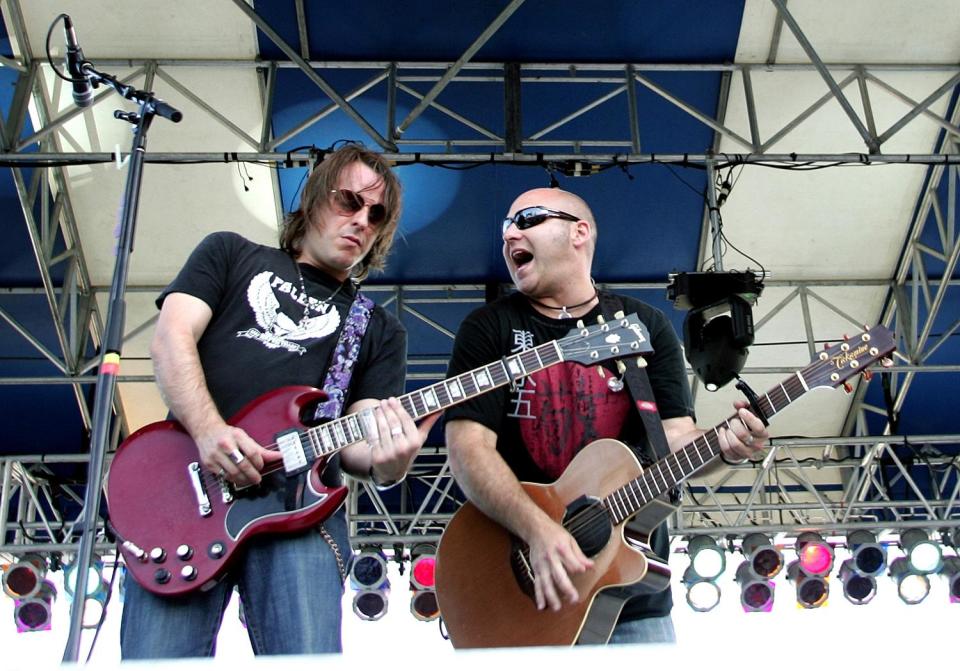 Sister Hazel performs on the LaBovick and Labovick stage at SunFest on Saturday, May 1, 2010.