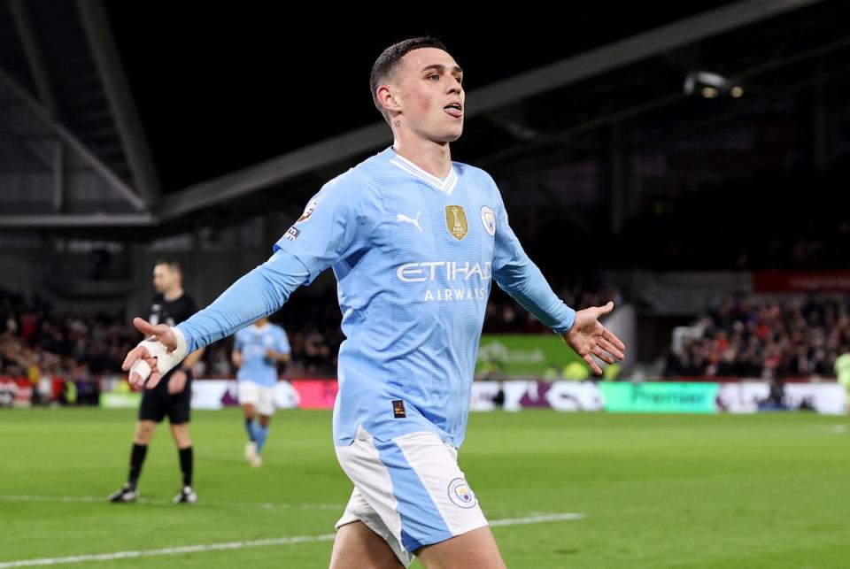 Foden is set to have his best season in front of goal (Getty)