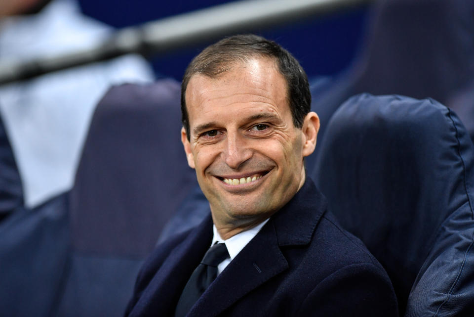 Allegri is a winner but my word, look at that cheesy grin