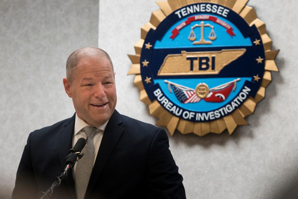 Tennessee Bureau of Investigations Director David Rausch, see here in 2018.