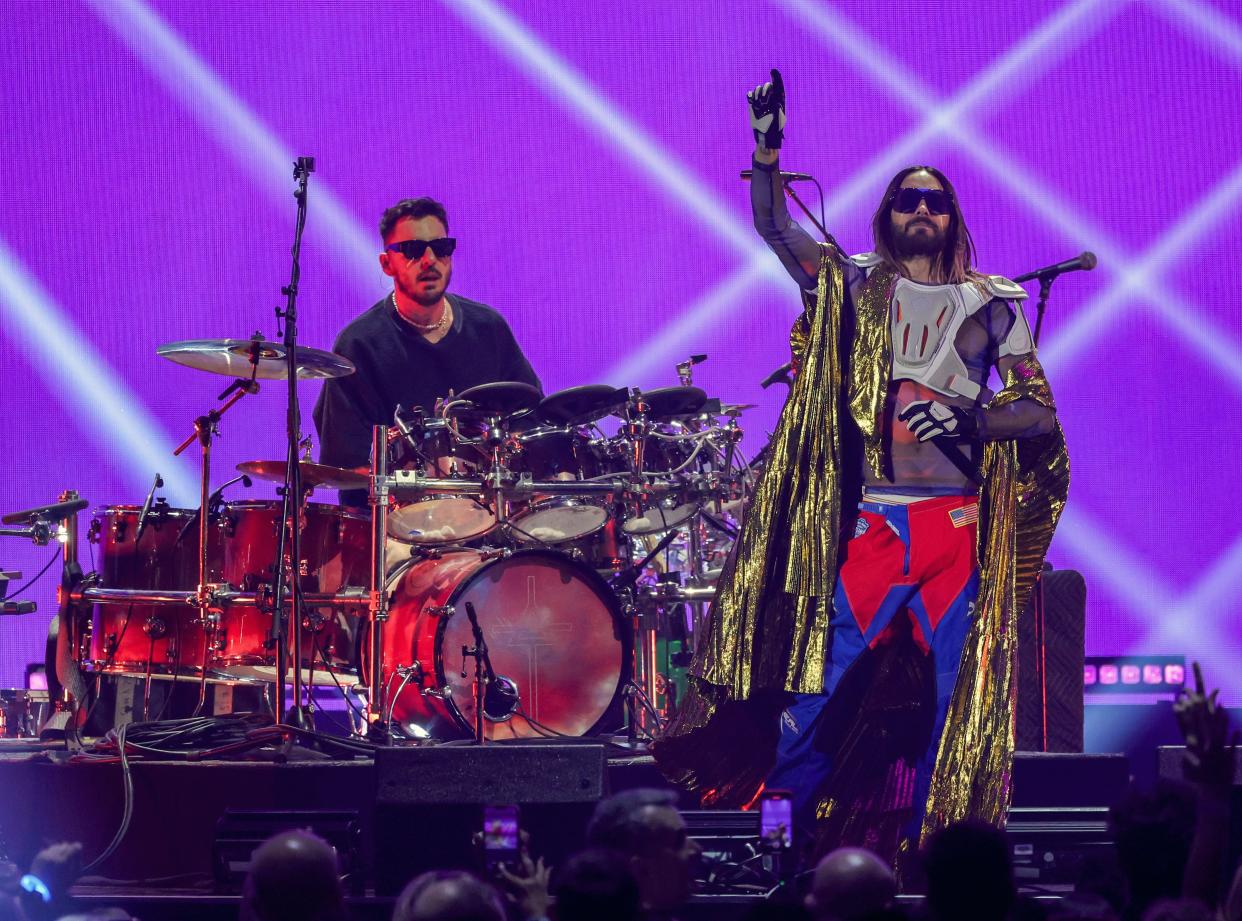 Thirty Seconds to Mars, featuring Shannon Leto (left) and Oscar-winning actor Jared Leto, will play their first Milwaukee show in 14 years July 17 at the Rave's Eagles Ballroom, currently the first North American date of their 2024 tour.