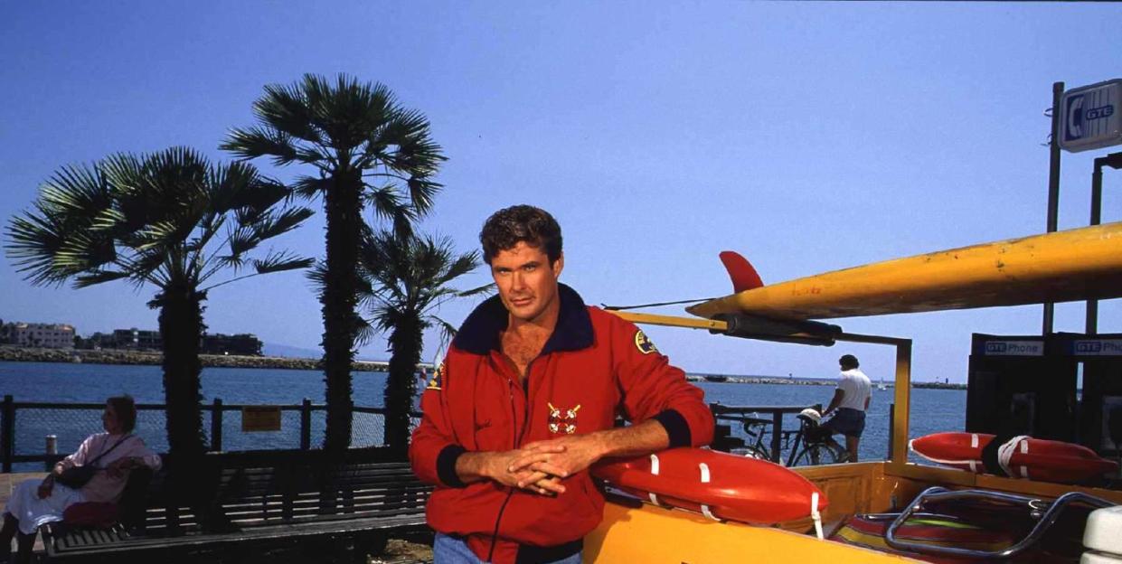 marina del rey david hasselhof of baywatch