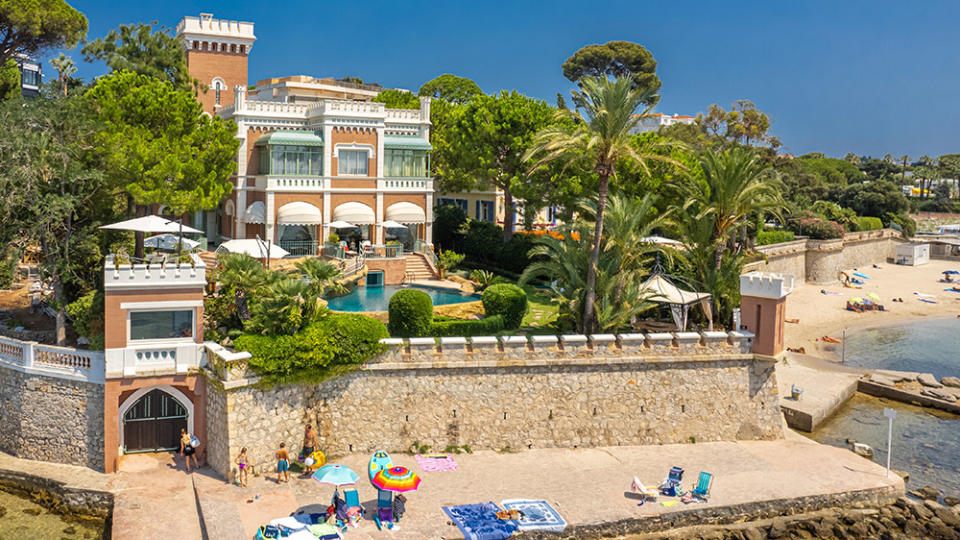 A view of La Vigie from the sea.