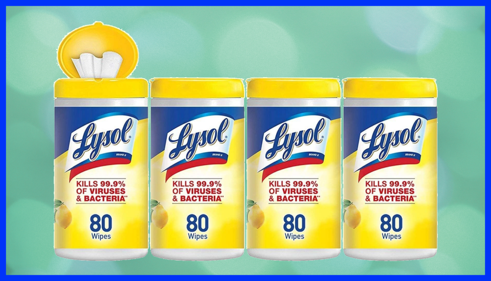 Now's your chance to stock up on Lysol Disinfecting Wipes. (Photo: Amazon)