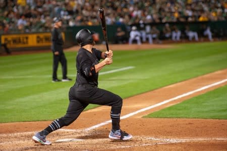 MLB: San Francisco Giants at Oakland Athletics