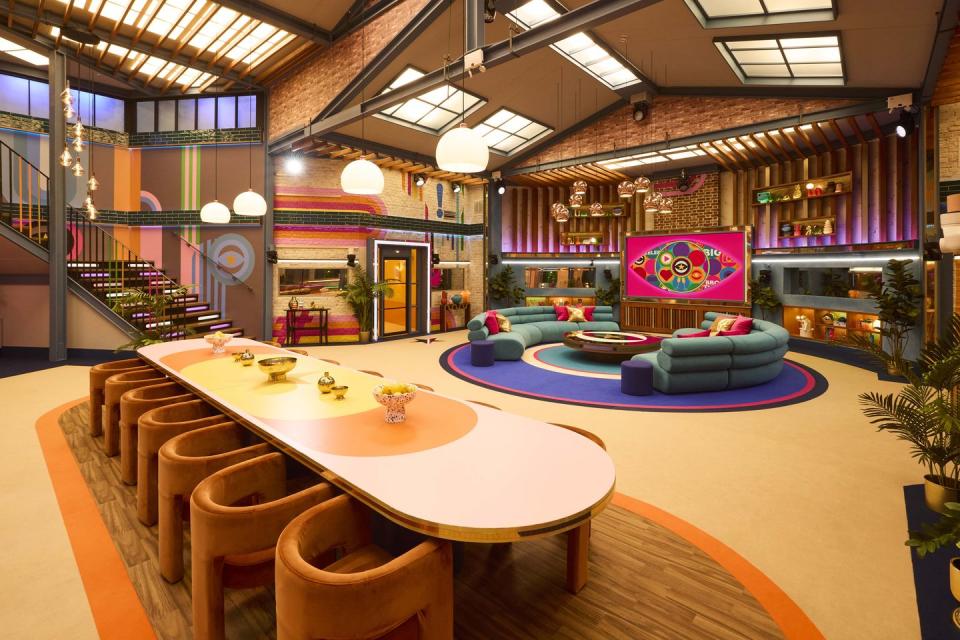 celebrity big brother 2024 house dining area