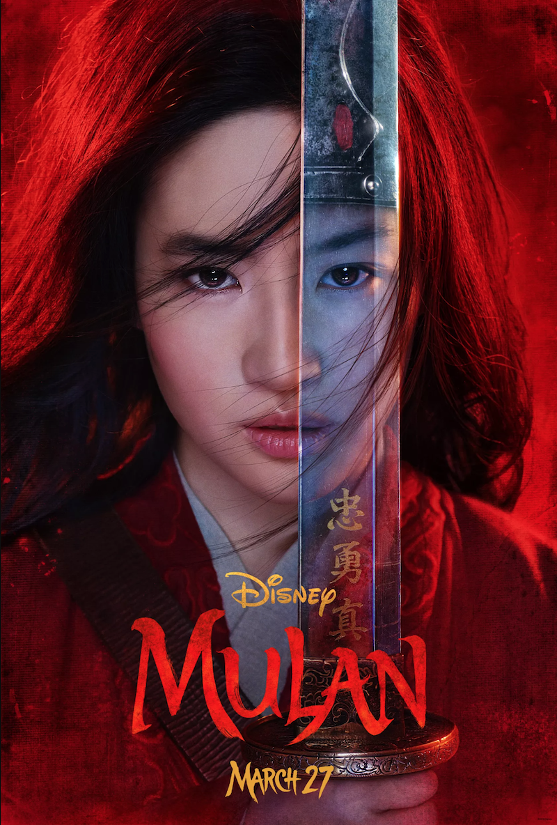 Mulan live action disney poster