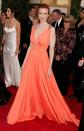 <p>The “Desperate Housewives” cast was out in full force at the 2006 Golden Globes. Surprisingly, this fluorescent dress totally works on the redhead – and the shape is beautiful. <i>(Photo by Kevin Winter/Getty Images)</i></p>