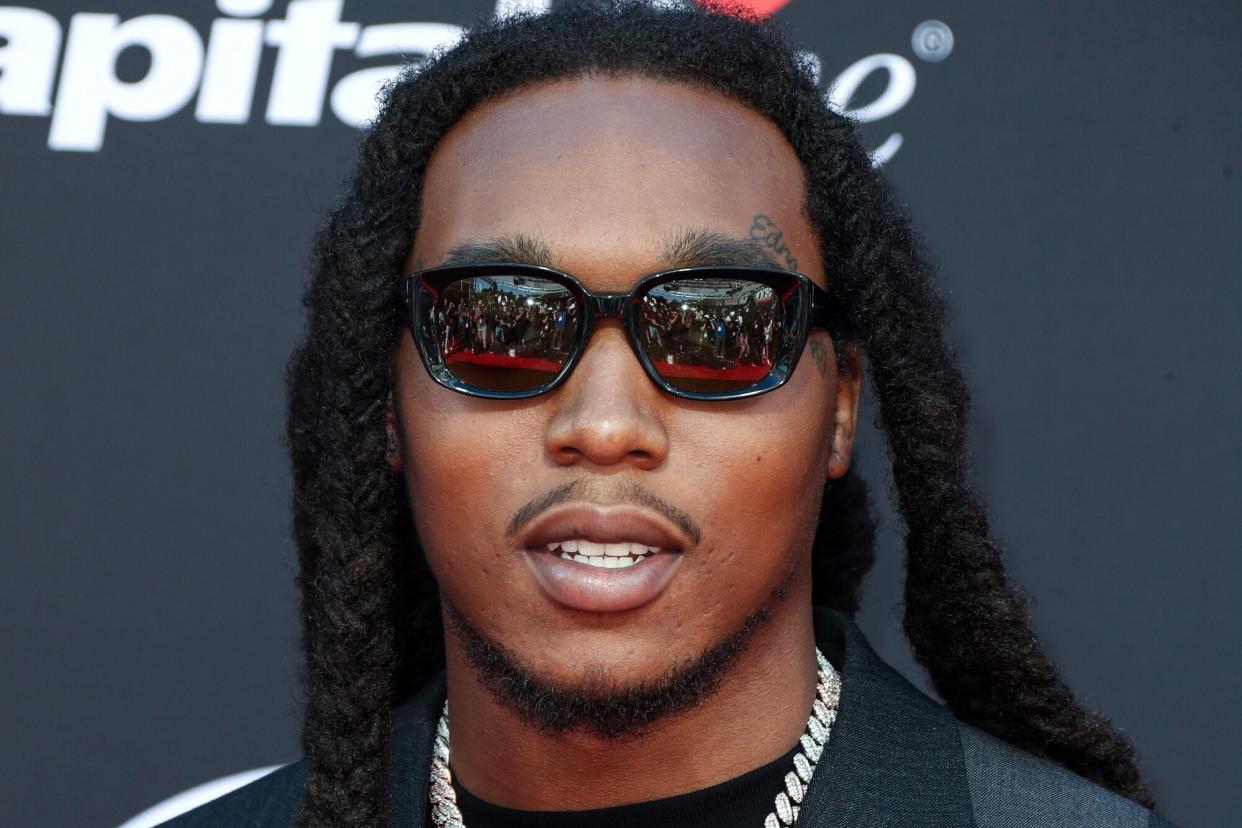 Migos Rapper Takeoff Dead At 28. Migos rapper Takeoff was killed in an early-morning shooting on November 1, 2022 in Houston, Texas, multiple outlets report. LOS ANGELES, CALIFORNIA, USA - JULY 10: American rapper Takeoff (Kirshnik Khari Ball) of hip hop trio Migos arrives at the 2019 ESPY Awards held at Microsoft Theater L.A. Live on July 10, 2019 in Los Angeles, California, United States. (FILE) Migos Rapper Takeoff Dead At 28, Microsoft Theater l.a. Live, Los Angeles, California, United States - 01 Nov 2022