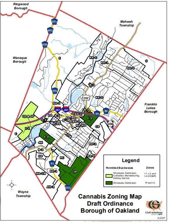 Oakland Council unanimously approved four areas in which non-retail cannabis businesses could locate in December 2021.