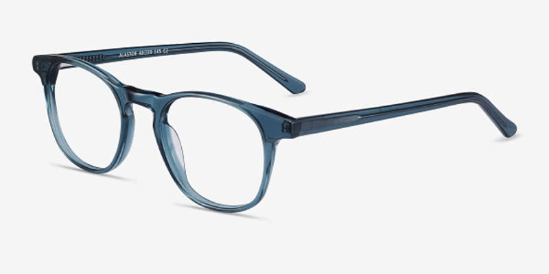 EyeBuyDirect Alastor round glasses in blue, blue light glasses