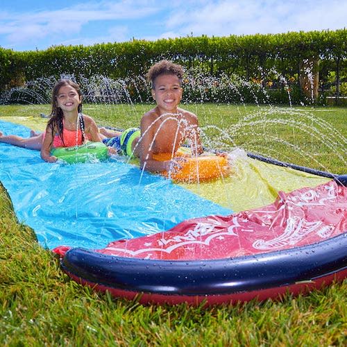 Wham-O Slip N Slide Wave Rider Double with 2 Slide Boogies