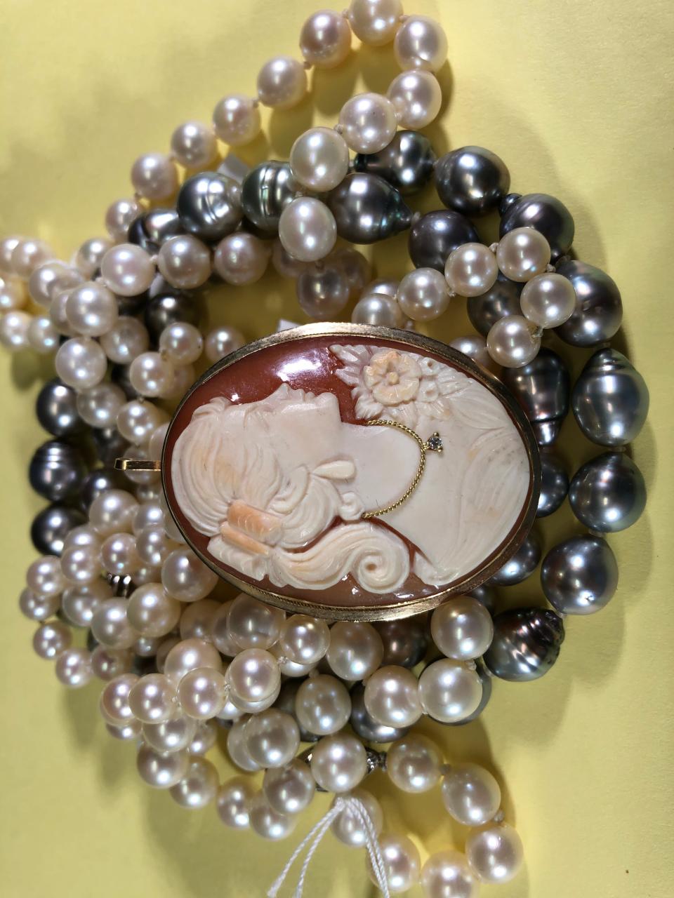 Sales of pearls and cameos are on the rise.