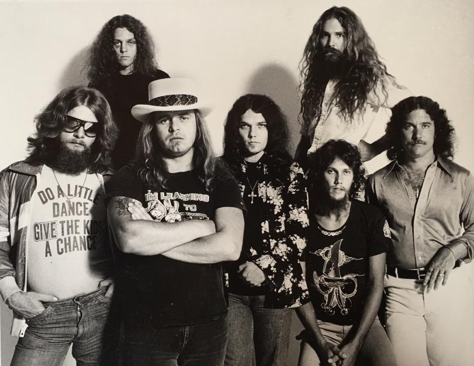 Lynyrd Skynyrd in 1977. (Photo: David Alexander)