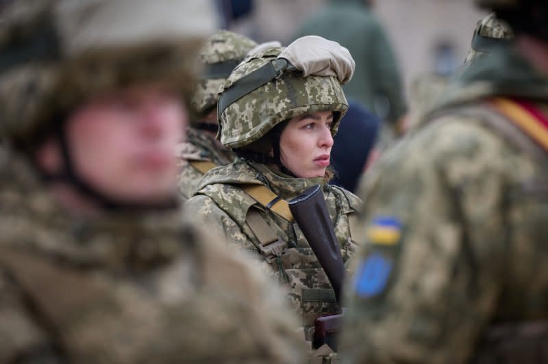 An investigation by the Ukrainian outlet ZN.ua found that the Ministry of Defense had overpaid for military clothing. File Photo via Ukrainian Presidential Press Office/UPI