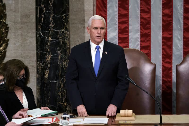 FILE PHOTO: Joint session of Congress to certify Biden as next U.S. president in Washington