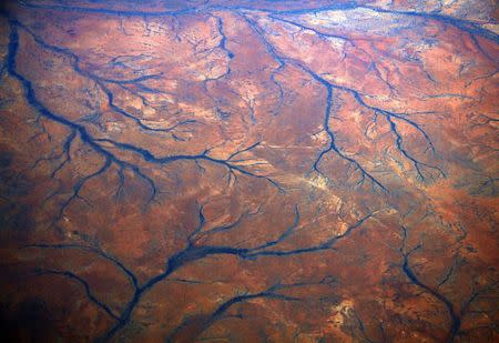 A general view of dried-up rivers in the Pilbara region of Western Australia, in this file picture taken December 2, 2013. REUTERS/David Gray/Files