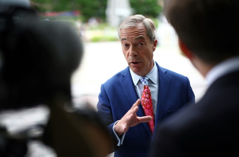 Reform UK leader Nigel Farage suggested the situation was fabricated by political opponents (HENRY NICHOLLS)