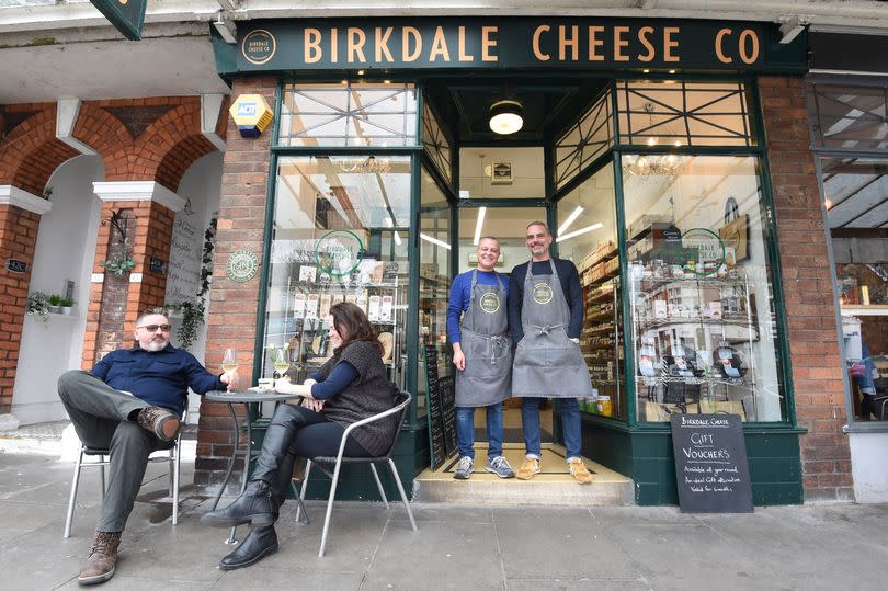 Mark Moss (left) and John Clarke (right) from Birkdale Cheese Co