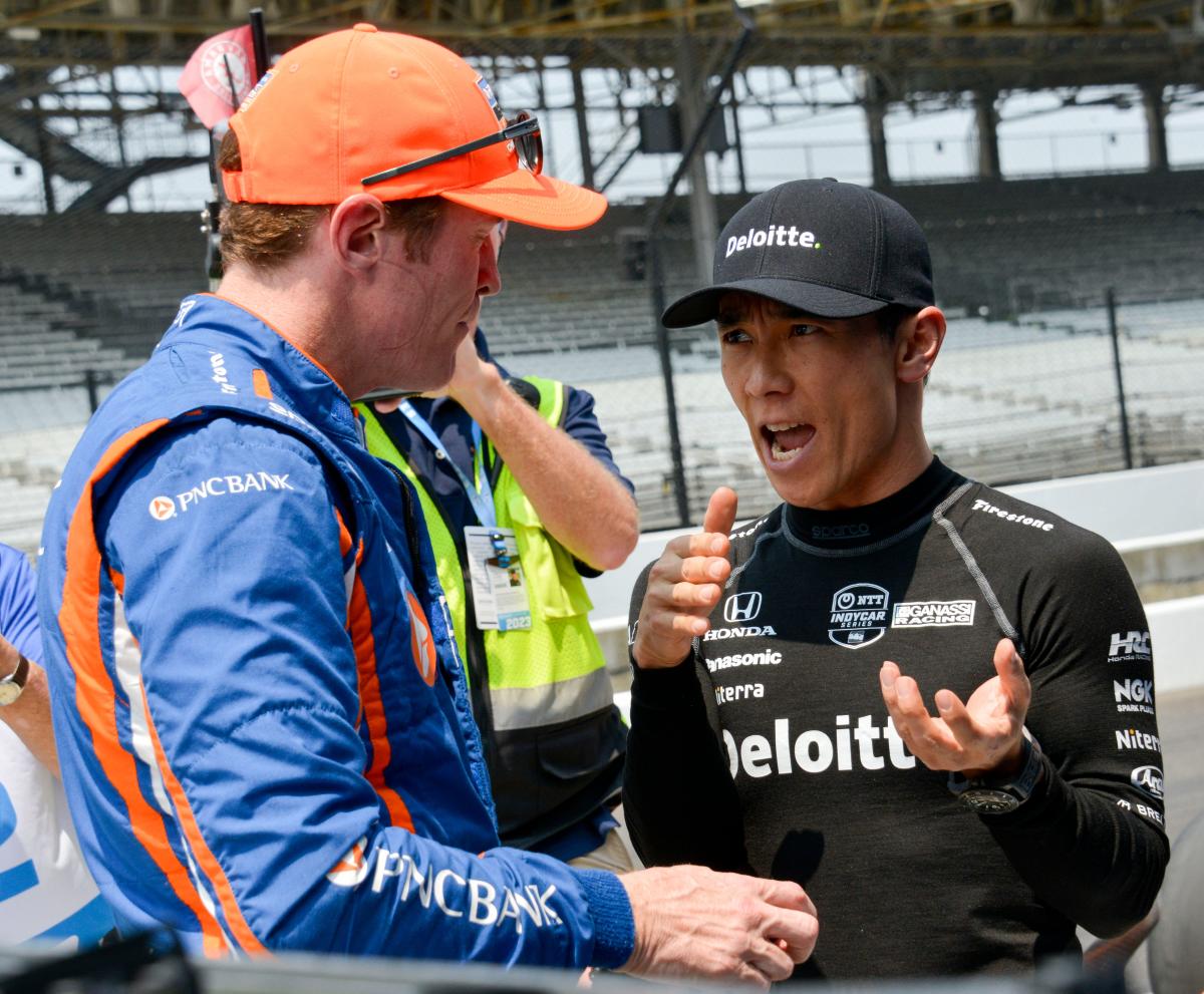 Takuma Sato, Scott Dixon lead Indy 500 practice photo