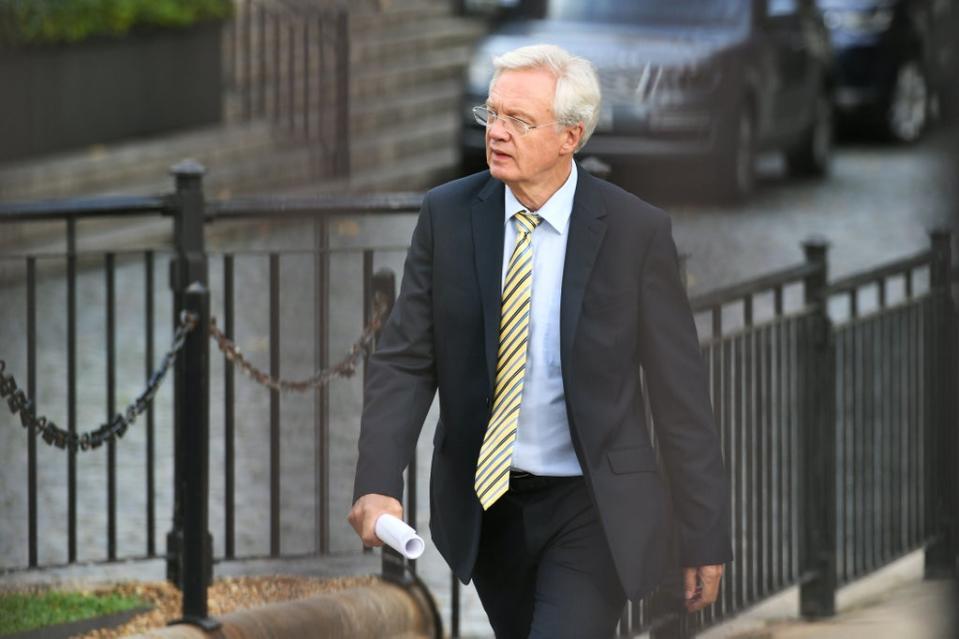 Conservative MP David Davis defended Dominic Raab (Luciana Guerra/PA) (PA Archive)