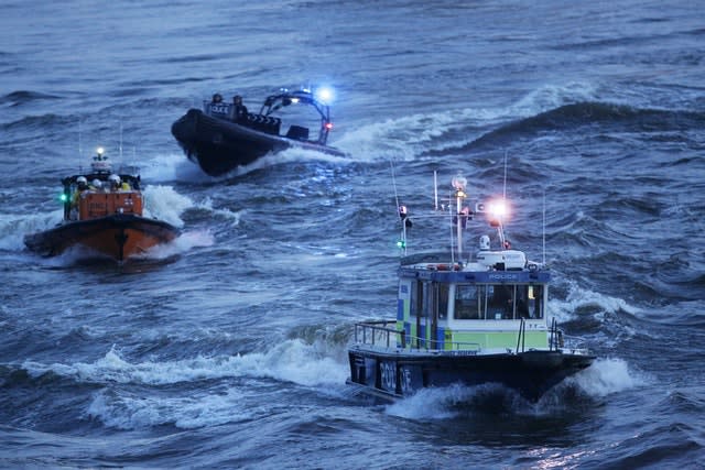 Members of the RNLI took part in the celebrations