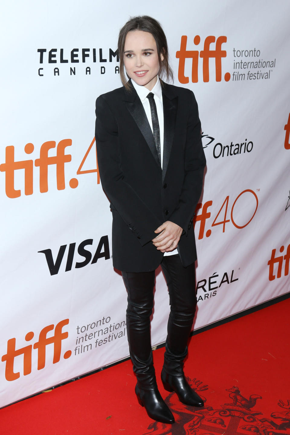 Ellen Page (at the 2015 premiere of ‘Freeheld’)