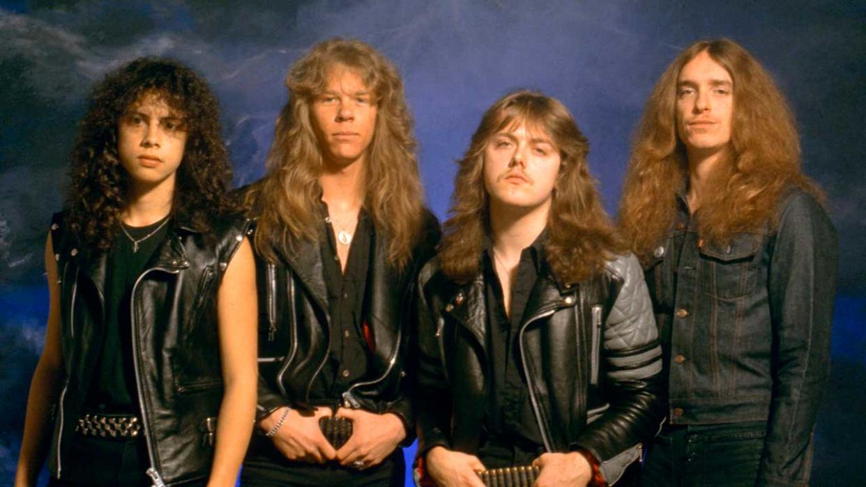 Metallica studio portrait, 1985. 