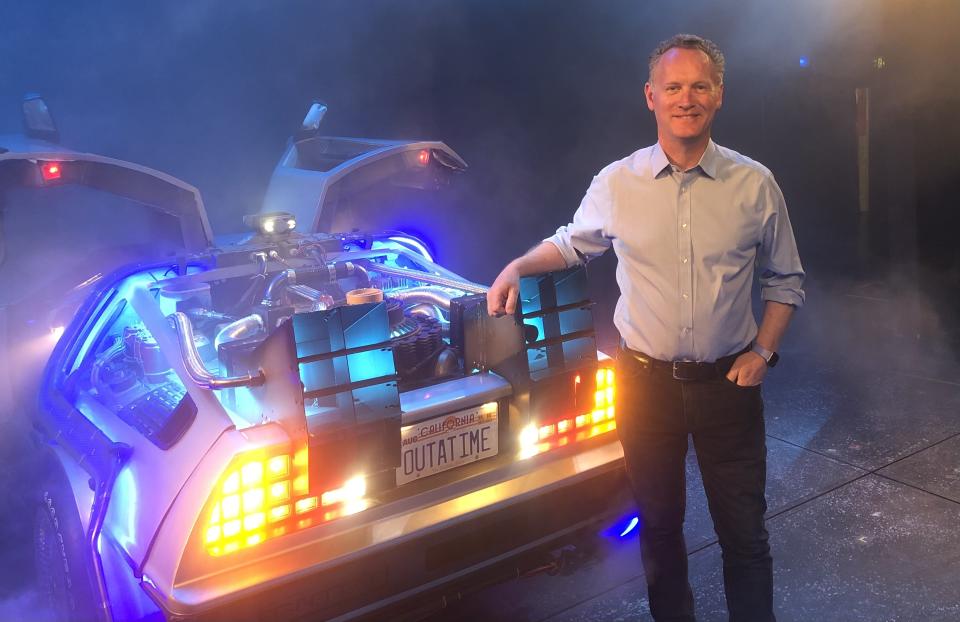 Lead producer Colin Ingram with stage star car - Credit: Bamigboye/Deadline