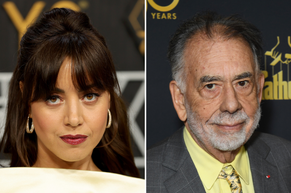 Aubrey Plaza plays ambitious journalist Wow Platinum in Francis Ford Coppola’s forthcoming sci-fi epic (Getty Images)