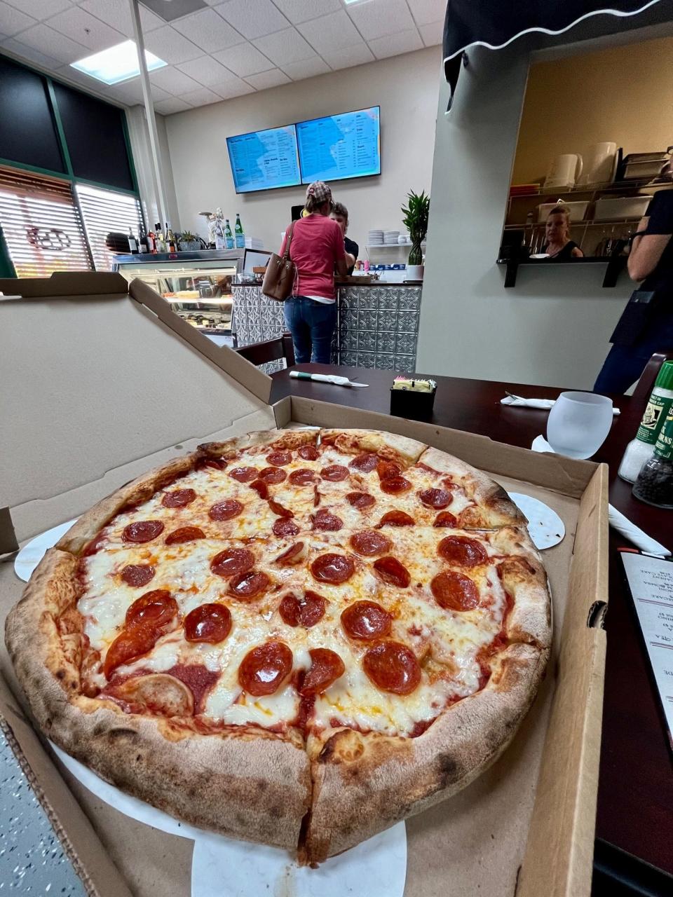 Get your pizza to-go or dine-in at Luciano's Too in Cape Coral.